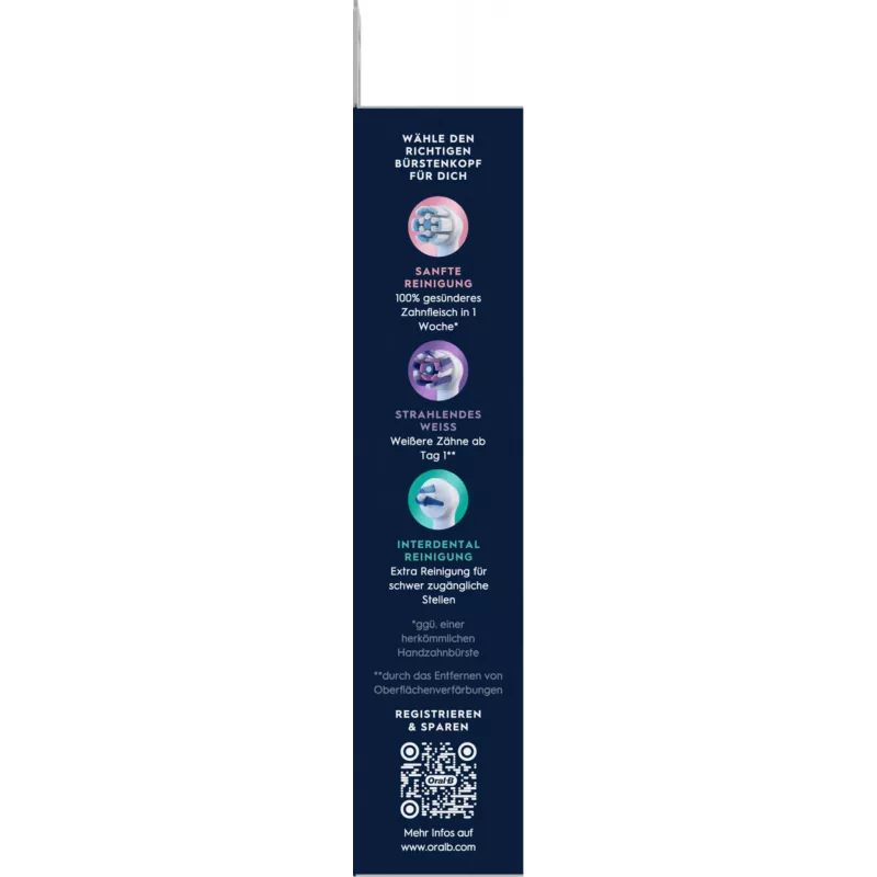 Oral-B hambaharjapea 8 tk Valge