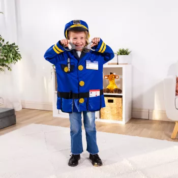Melissa & Doug MPP RLP PoliceOfficerCstmRlplySet GML Fancy kostüüm Laps Unisex Vorm