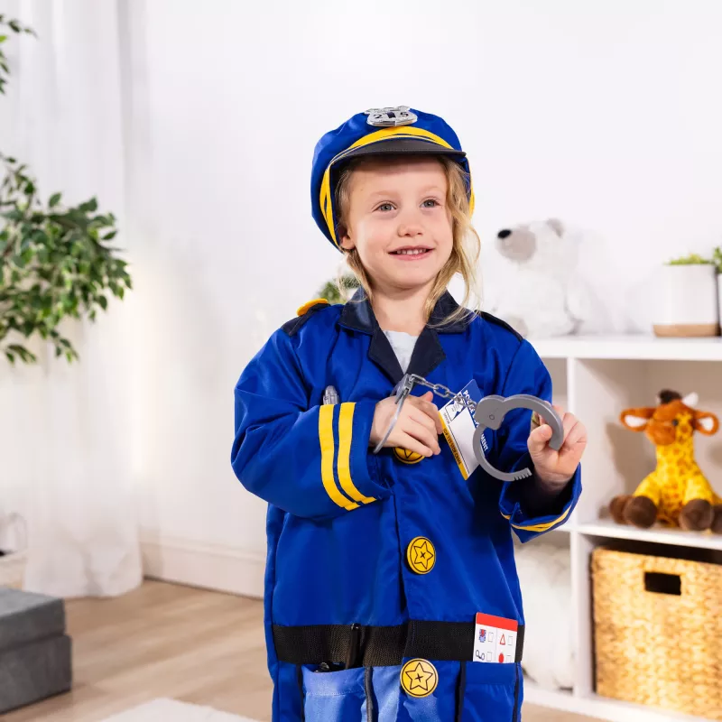 Melissa & Doug MPP RLP PoliceOfficerCstmRlplySet GML Fancy kostüüm Laps Unisex Vorm