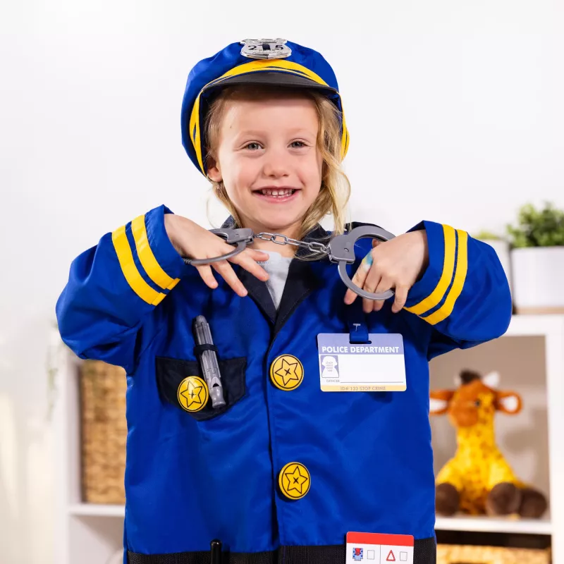 Melissa & Doug MPP RLP PoliceOfficerCstmRlplySet GML Fancy kostüüm Laps Unisex Vorm