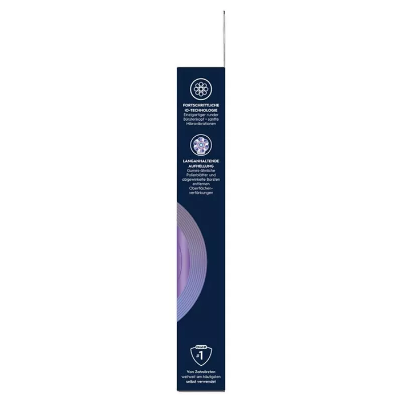 Oral-B iO Radiant Valge vahetusotsikud, 4 tk pakendis, must