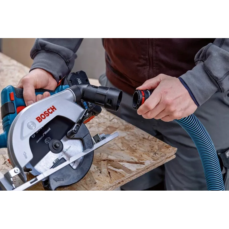 Bosch GKS 18V-57-2 L PROFESSIONAL 16,5 cm Must, Sinine, Hõbedane 5000 RPM