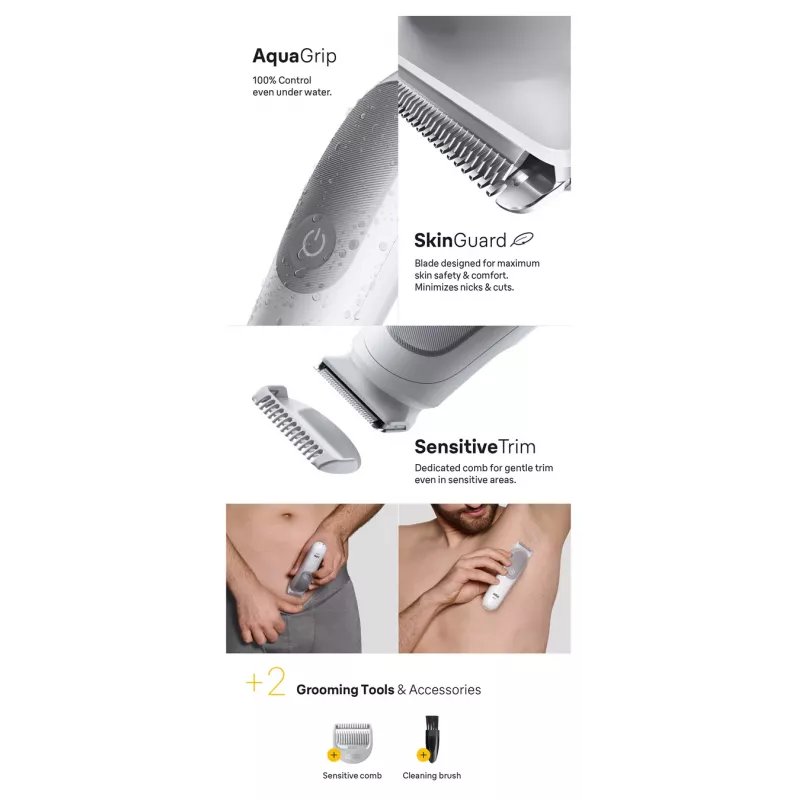 Kehahöövel BRAUN BG 5500 244787 — veekindel laetav kehatrimmer
