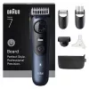 Braun BeardTrimmer 7 BT7520 Aku 40 2 cm Märg ja kuiv Must, Sinine