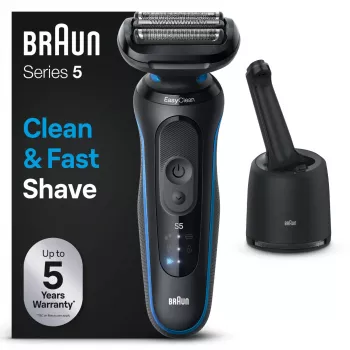 Braun Series 5 52-B7000cc fooliumhabemenuga trimmerega must aku liitium-ioon