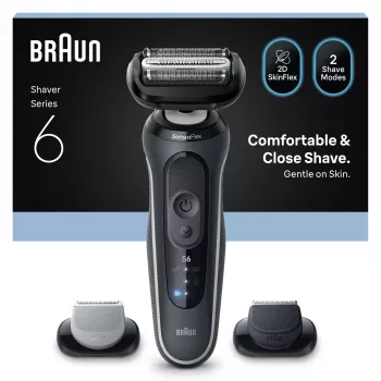 Elektriline pardel BRAUN Series 6 62‑G1650s — fooliumpardel, must