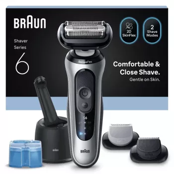Fooliumhabemenuga Braun Series 6 62-S7650cc Hõbedane Liitium-ioonaku