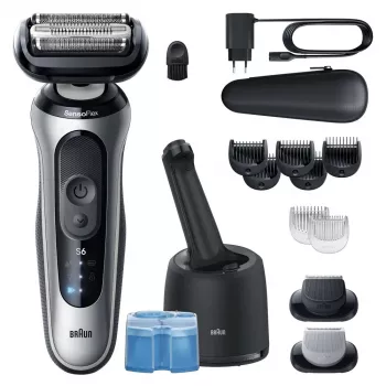 Fooliumhabemenuga Braun Series 6 62-S7650cc Hõbedane Liitium-ioonaku