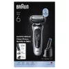 Fooliumhabemenuga Braun Series 6 62-S7650cc Hõbedane Liitium-ioonaku