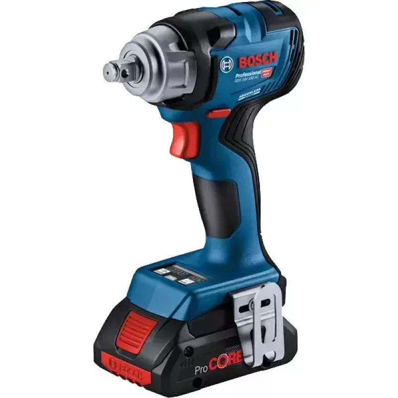 Bosch GDS 18V-330 HC PROFESSIONAL 1/2 tolli 2800 RPM 560 N⋅m Must, Sinine, Punane