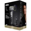 Fooliumhabemeajaja Braun Series 9 Pro+ 9660CC must hõbedane roostevaba teras
