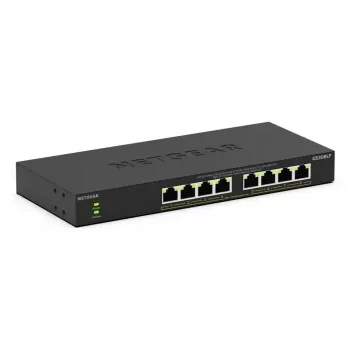 NETGEAR GS308LP Haldamata Gigabit Ethernet (10/100/1000) Toite Etherneti (PoE) kaudu Lauaarvuti Must