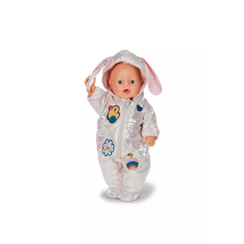 Nuku mängukostüüm Peterkin BABY born Talvekostüüm Kreem 43 cm nukkudele, kokkupandav, alates 3. eluaastast