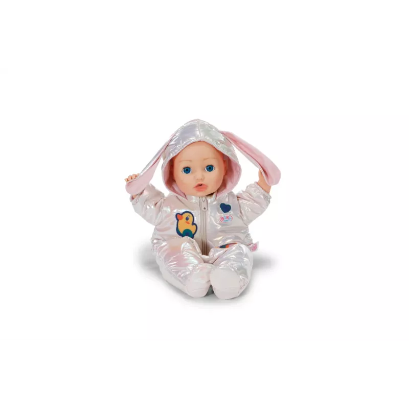 Nuku mängukostüüm Peterkin BABY born Talvekostüüm Kreem 43 cm nukkudele, kokkupandav, alates 3. eluaastast