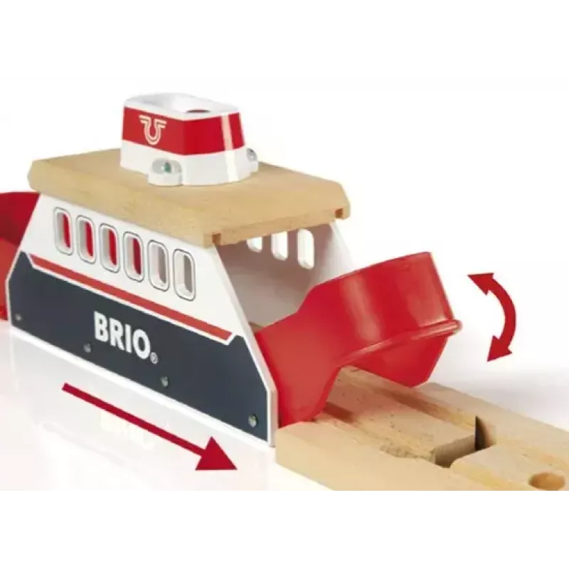 Maastikuaksessuaar BRIO puidust raudteele Ravensburgerilt — mudel 33569, 3 osa, LR44 patarei kaasas