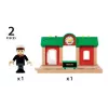 Model Railway Record & Play Station by Ravensburger – BRIO, 3 osa, AA patarei, must/roheline/punane