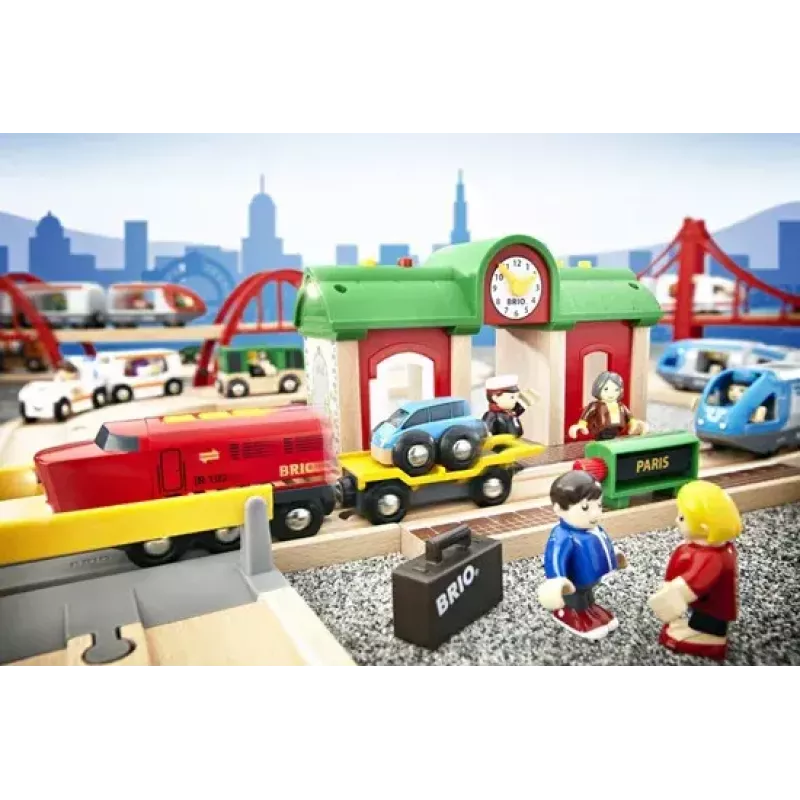 Model Railway Record & Play Station by Ravensburger – BRIO, 3 osa, AA patarei, must/roheline/punane