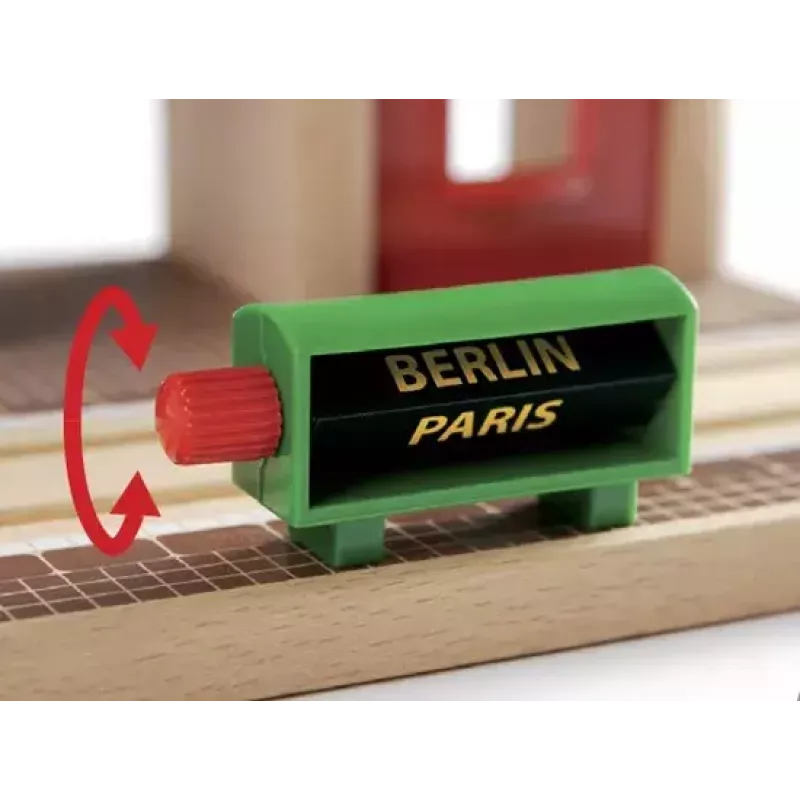 Model Railway Record & Play Station by Ravensburger – BRIO, 3 osa, AA patarei, must/roheline/punane
