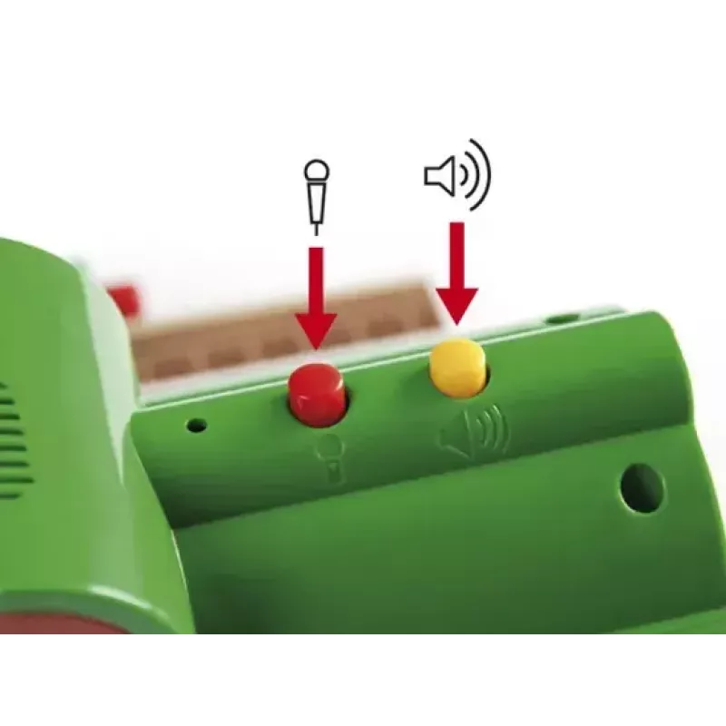 Model Railway Record & Play Station by Ravensburger – BRIO, 3 osa, AA patarei, must/roheline/punane