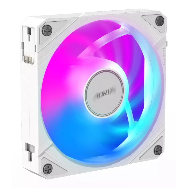 GIGABYTE AORUS EZ CHAIN FAN 120 ICE kõik-ühes vedelikjahutus 12 cm Valge