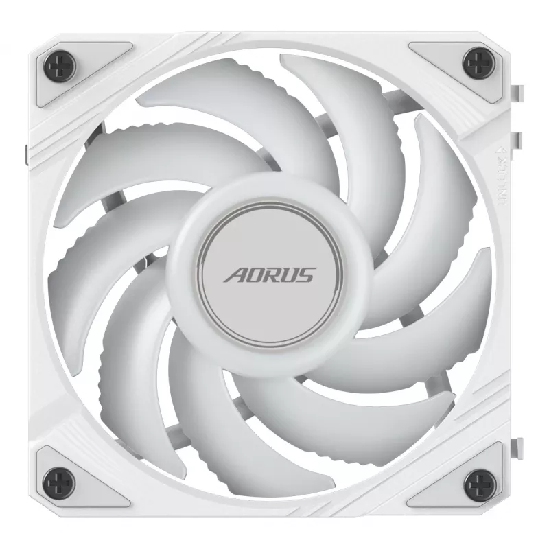 GIGABYTE AORUS EZ CHAIN FAN 120 ICE kõik-ühes vedelikjahutus 12 cm Valge