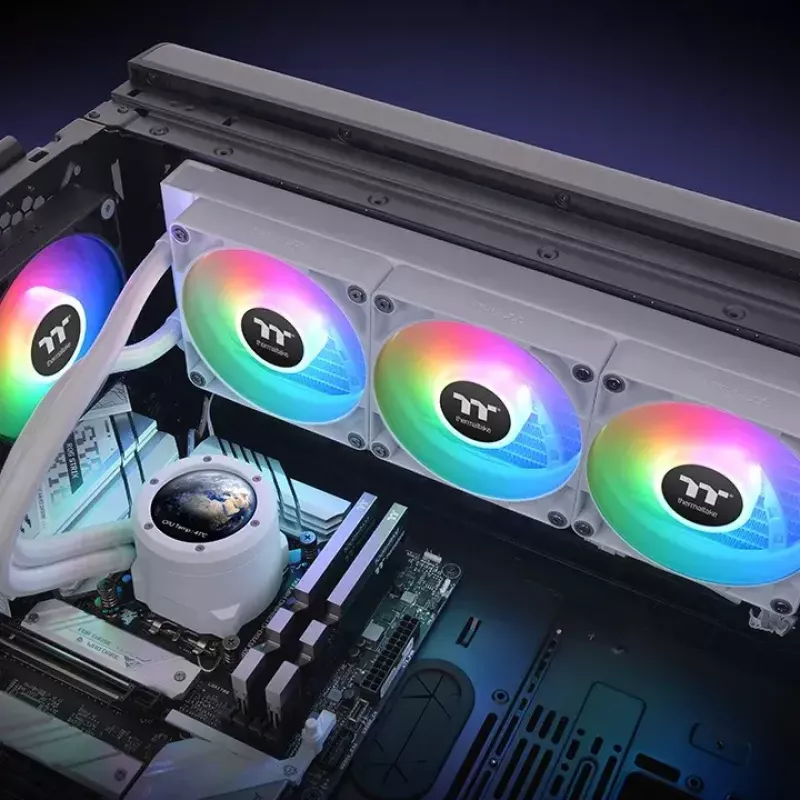 Vedelikjahutuskomplekt Thermaltake TH360 V2 Ultra ARGB 36 cm Valge