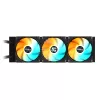 GIGABYTE GAMING 360 vedelik-CPU-jahuti – 3x120 mm ARGB-ventilaatorit, klõpsatav lukustusmehhanism, ahelühendus, ühildub Intel LGA 1851 ja AMD AM5 pesadega