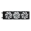 GIGABYTE GAMING 360 vedelik-CPU-jahuti – 3x120 mm ARGB-ventilaatorit, klõpsatav lukustusmehhanism, ahelühendus, ühildub Intel LGA 1851 ja AMD AM5 pesadega