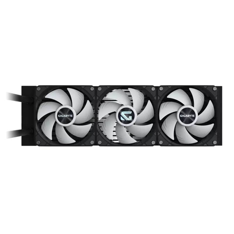 GIGABYTE GAMING 360 vedelik-CPU-jahuti – 3x120 mm ARGB-ventilaatorit, klõpsatav lukustusmehhanism, ahelühendus, ühildub Intel LGA 1851 ja AMD AM5 pesadega
