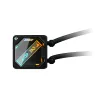 GIGABYTE GAMING 360 vedelik-CPU-jahuti – 3x120 mm ARGB-ventilaatorit, klõpsatav lukustusmehhanism, ahelühendus, ühildub Intel LGA 1851 ja AMD AM5 pesadega