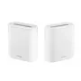 ASUS EBM68(2PK) – Expert WiFi Tri-band (2.4 GHz / 5 GHz / 5 GHz) Wi-Fi 6 (802.11ax) Valge 3 sisemist