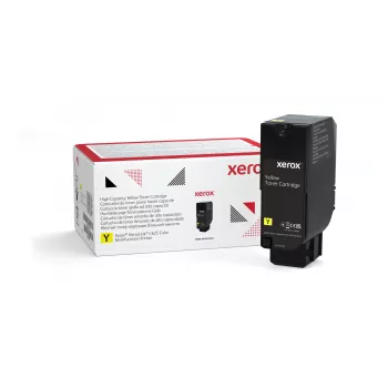 Xerox Genuine ® VersaLink® C625 värvilise multifunktsionaalse printeri kollane suure mahutavusega toonerikassett (16000 lehekülge) - 006R04639