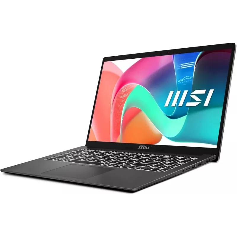 Sülearvuti MSI Modern 15 F13MG-802 — 15,6 tolli Full HD, Intel Core i5-1334U, 16 GB RAM, 512 GB SSD, Intel Iris Xe, Windows 11 Home, hall