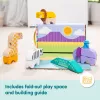 Ehitusmänguasi Spin Master Melissa & Doug Blockables Safari Playset – figuurid ja laotavad klotsid