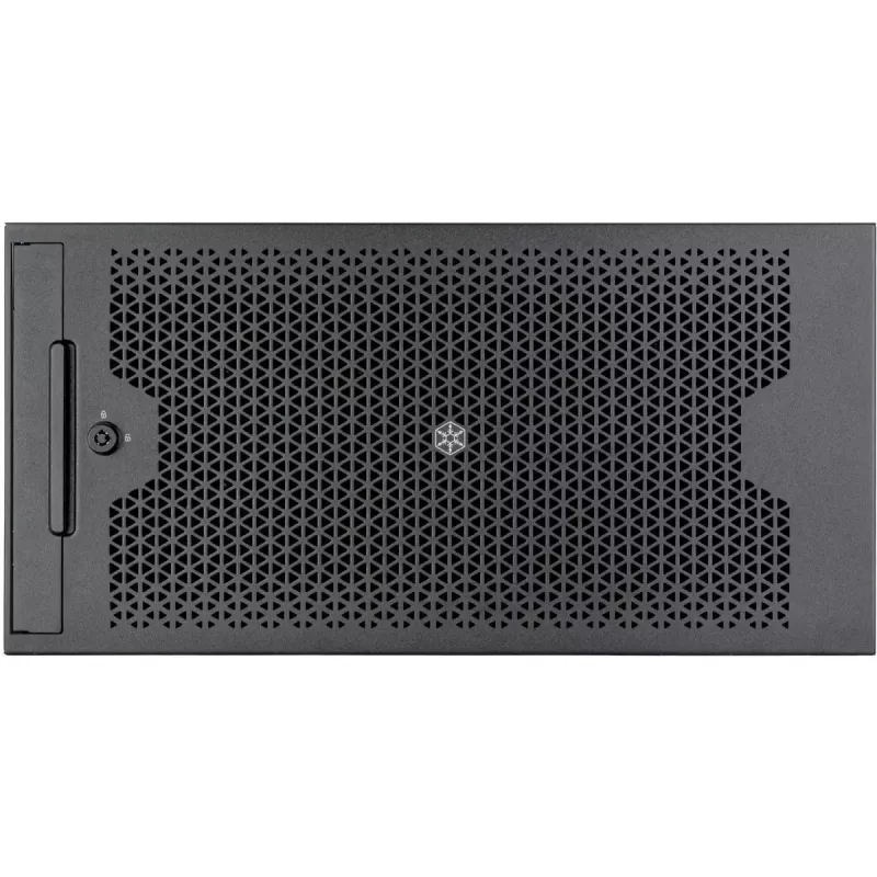 SILVERSTONE rack-korpus RM53-502 — 19-tolline serveririiuli korpus, must