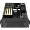 SILVERSTONE rack-korpus RM53-502 — 19-tolline serveririiuli korpus, must