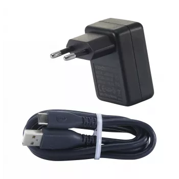 VTech USB-C toiteadapter, 7,5 W, must, õppemänguasjadele