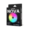 Chieftec NF-1225RGB arvuti jahutussüsteem Arvutikorpuse ventilaator 12 cm Must 1 tk