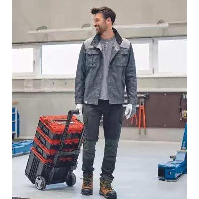 Tööriistakast Einhell E-Case L Polüpropüleen must punane 41.5x27.3x32 cm