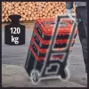 Tööriistakast Einhell E-Case L Polüpropüleen must punane 41.5x27.3x32 cm