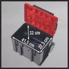 Tööriistakast Einhell E-Case L Polüpropüleen must punane 41.5x27.3x32 cm