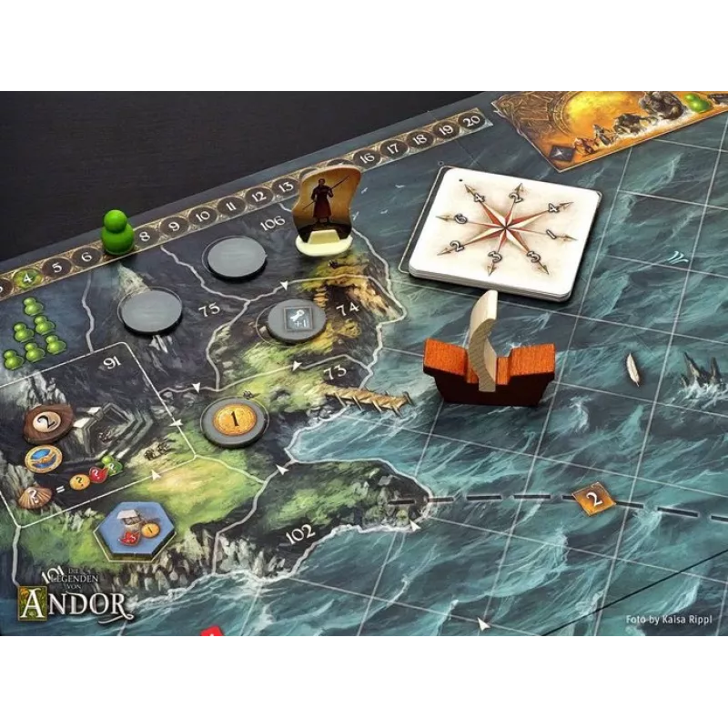 Kosmos 692346 Legends of Andor II osa: Reis põhja lauamängu täiendus, 2–4 mängijat, 90 min, alates 10 aastast