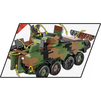 Ehitusklotside mudelikomplekt Cobi Armed Forces KTO Rosomak 2-in-1 (COBI-2629)
