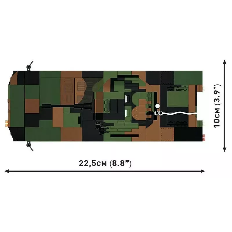 Ehitusklotside mudelikomplekt Cobi Armed Forces KTO Rosomak 2-in-1 (COBI-2629)