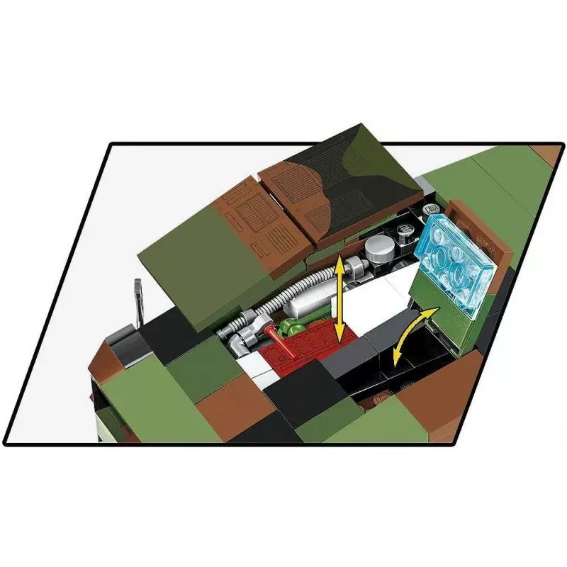 Ehitusklotside mudelikomplekt Cobi Armed Forces KTO Rosomak 2-in-1 (COBI-2629)