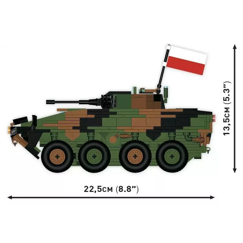 Ehitusklotside mudelikomplekt Cobi Armed Forces KTO Rosomak 2-in-1 (COBI-2629)