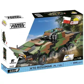 Ehitusklotside mudelikomplekt Cobi Armed Forces KTO Rosomak 2-in-1 (COBI-2629)