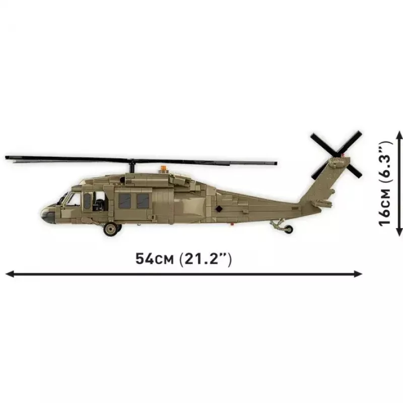 Konstruktorkomplekt Cobi Sikorsky UH-60 Must Hawk 928 klotsi, mudel COBI-5906