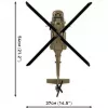 Konstruktorkomplekt Cobi Sikorsky UH-60 Must Hawk 928 klotsi, mudel COBI-5906