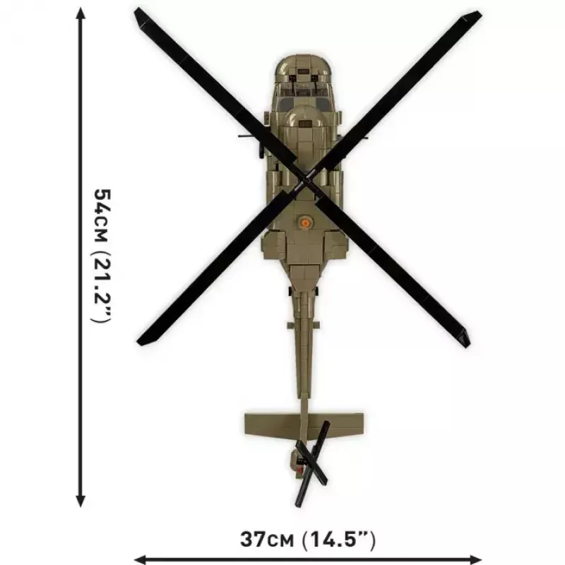 Konstruktorkomplekt Cobi Sikorsky UH-60 Must Hawk 928 klotsi, mudel COBI-5906